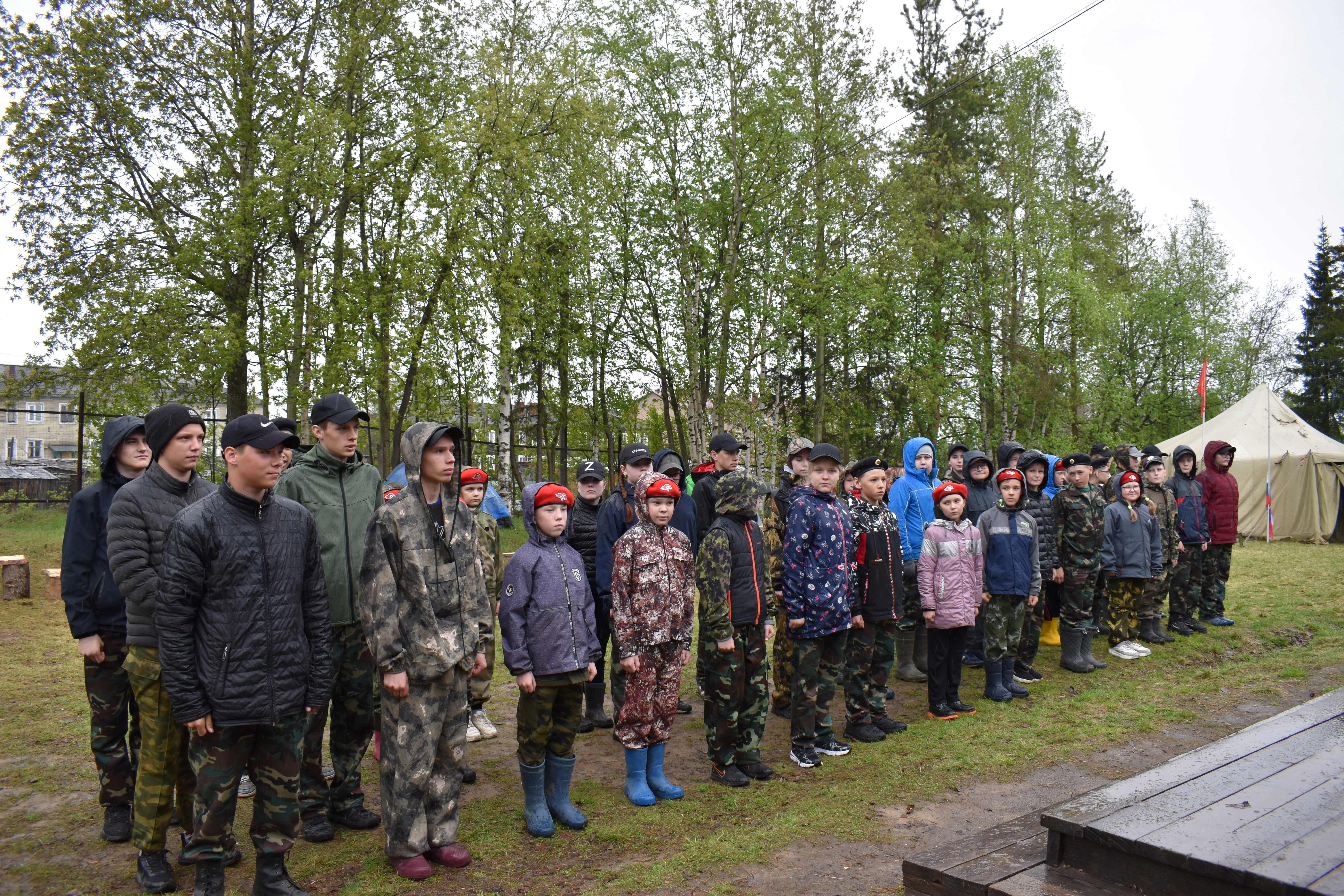 В Щельяюре состоялось открытие II районного кадетского слета.