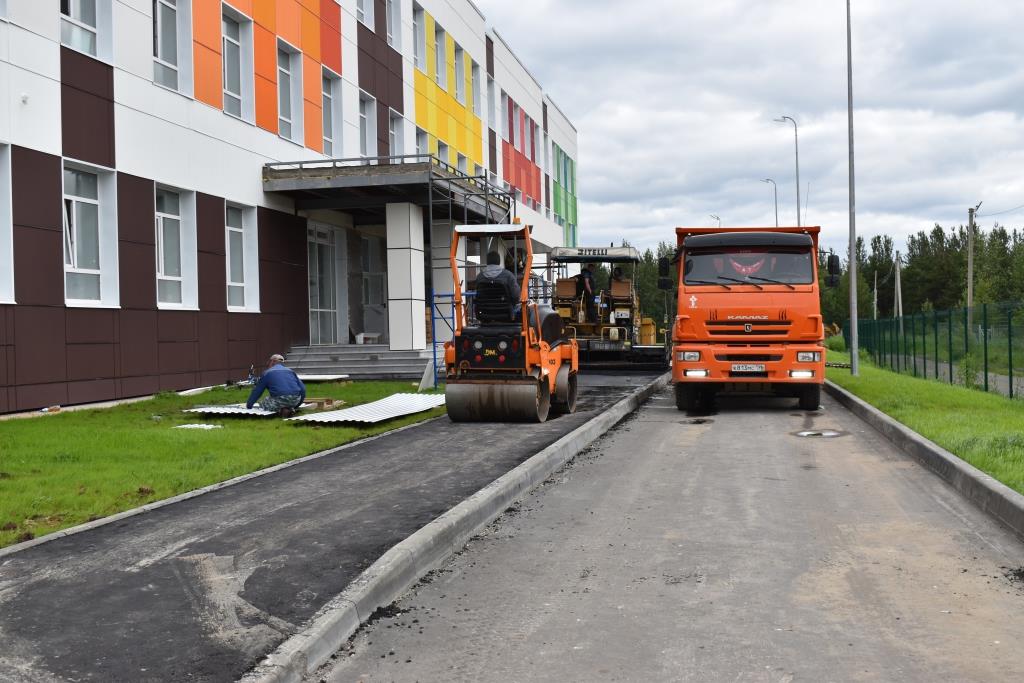 Строительство новой школы в Ижме близится к завершению.